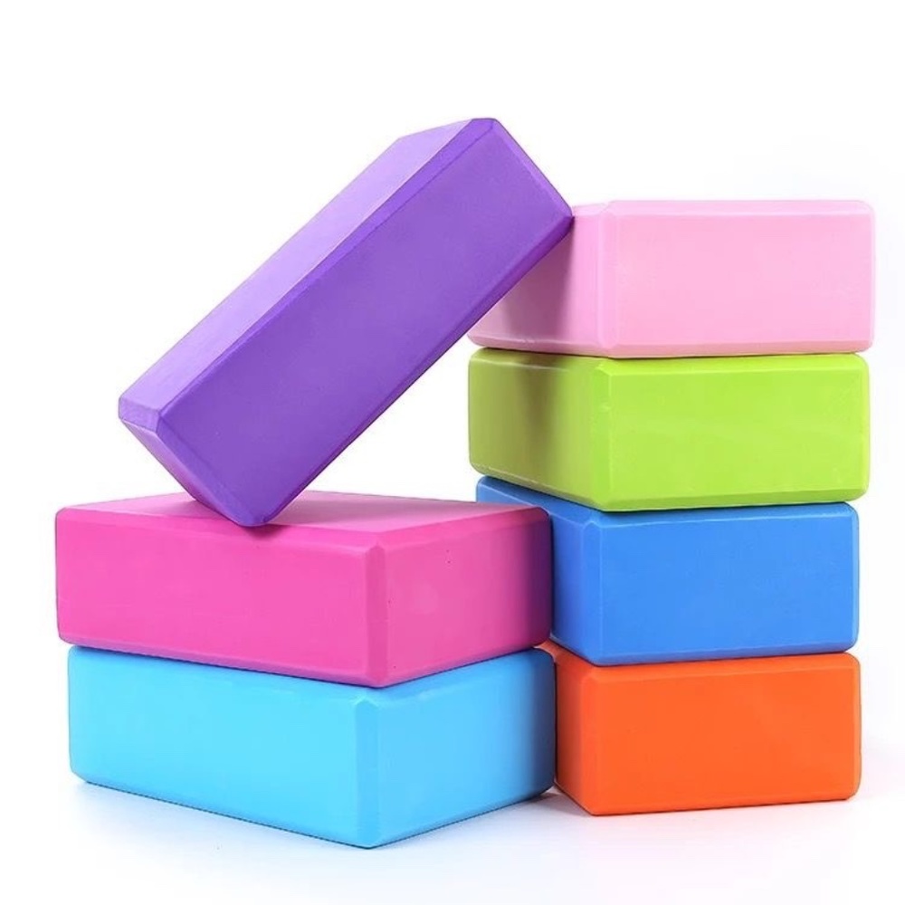 Yoga Block Exercise Fitness Tool Multiple Colors High Density